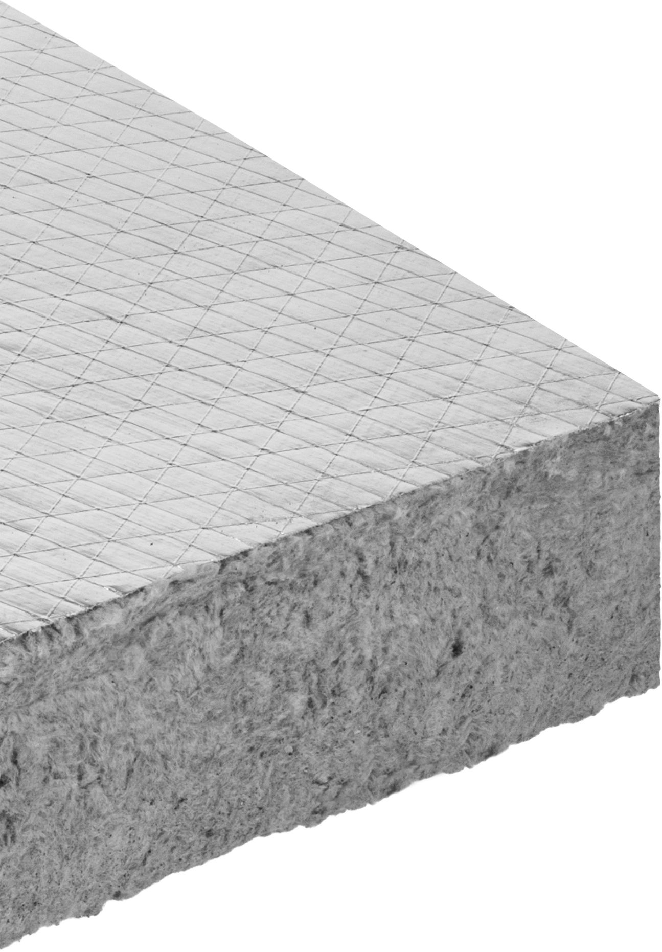 Sert Mineral Yün Yalıtım Levhası, Folyo Kaplamalı, 3" Kalınlık, 24 inç Genişlik, 4 Fit Uzunluk