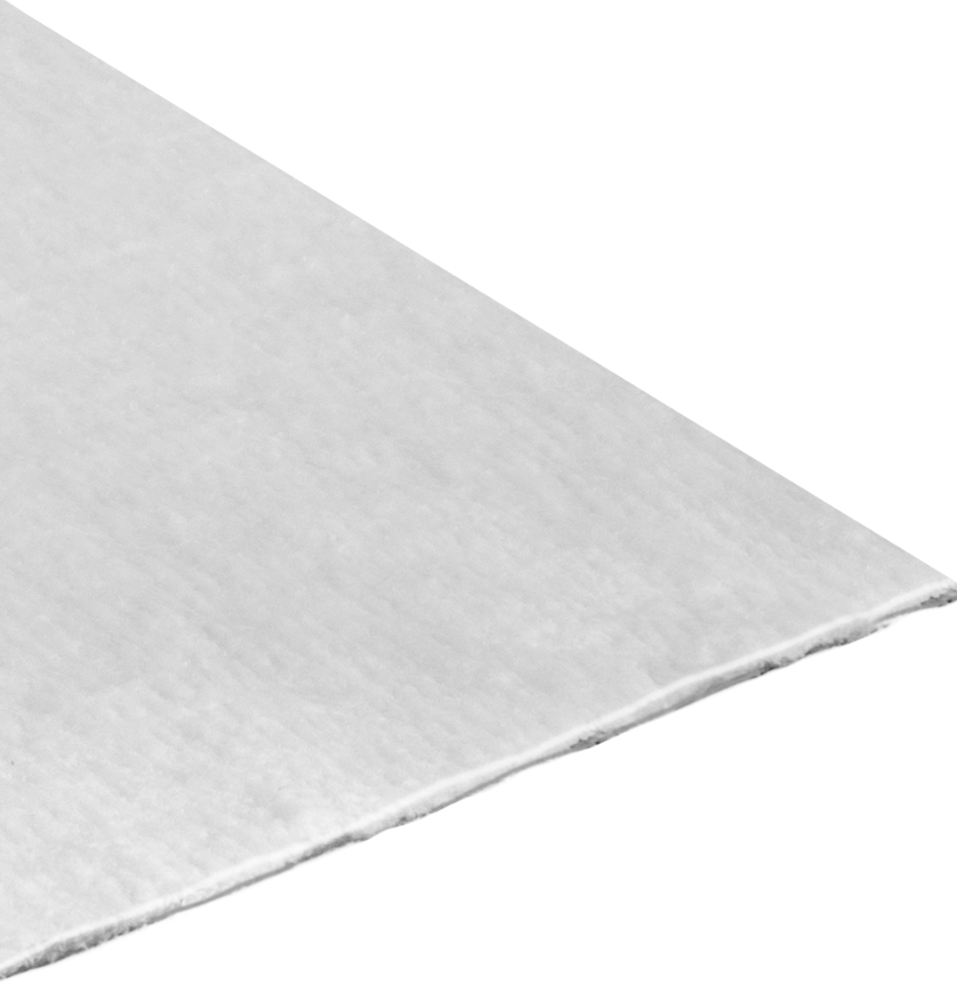 Fırınlar için Seramik Elyaf Yalıtım Levhası, Bağlayıcı İçeren Alümina Silika, 1/8" Kalınlık, 6 inç Genişlik x 20 Fit Uzunluk