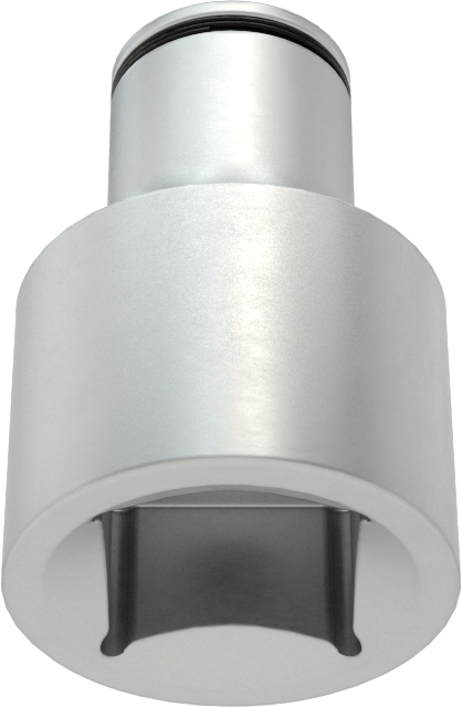 Bağlantı Elemanı Tutucu 6 Uçlu Lokma Anahtarı, 3/8" Kare Tahrik, 1/4" Tahrik Boyutu