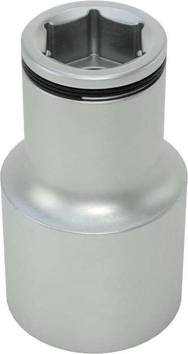 Bağlantı Elemanı Tutucu 6 Uçlu Lokma Anahtarı, 1/2" Kare Tahrik, 10 mm Tahrik Boyutu