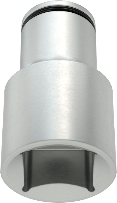 Bağlantı Elemanı Tutucu 6 Uçlu Lokma Anahtarı, 1/2" Kare Tahrik, 10 mm Tahrik Boyutu