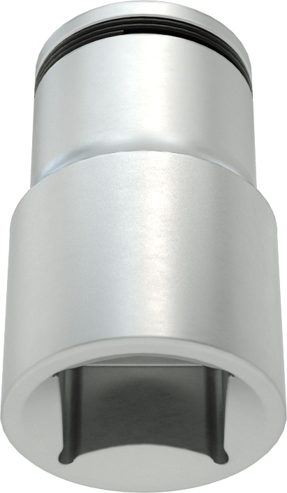 Bağlantı Elemanı Tutucu 6 Uçlu Lokma Anahtarı, 1/2" Kare Tahrik, 13 mm Tahrik Boyutu