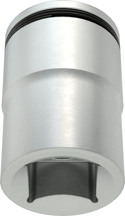 Bağlantı Elemanı Tutucu 6 Uçlu Lokma Anahtarı, 1/2" Kare Tahrik, 17 mm Tahrik Boyutu