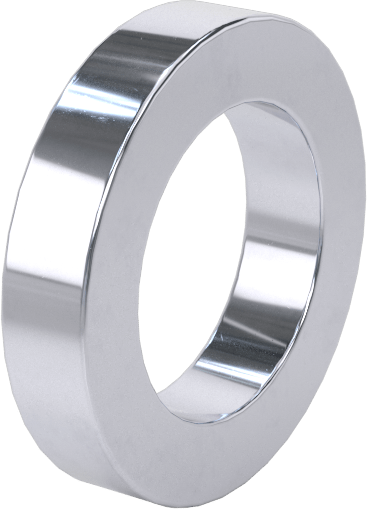 Parlak Dişsiz Ara Parçalar, 5/8" OD, 1/8" Uzunluk, 3/8" Vida Boyutu için