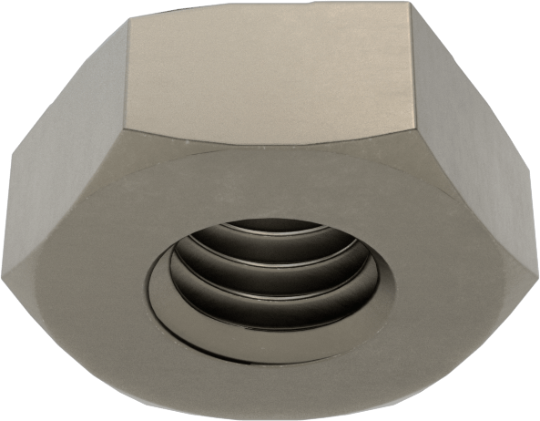 Çelik altıgen kaynak somunu, M6 x 1 mm Diş