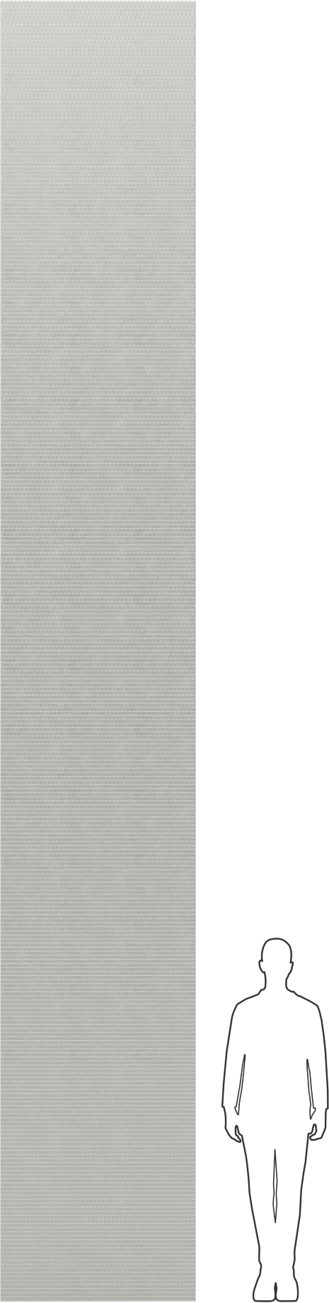 Fiberglas Boru Yalıtım Levhası, Folyo Kaplamalı, 1" Kalınlık, 36 inç Genişlik, 20 Fit Uzunluk