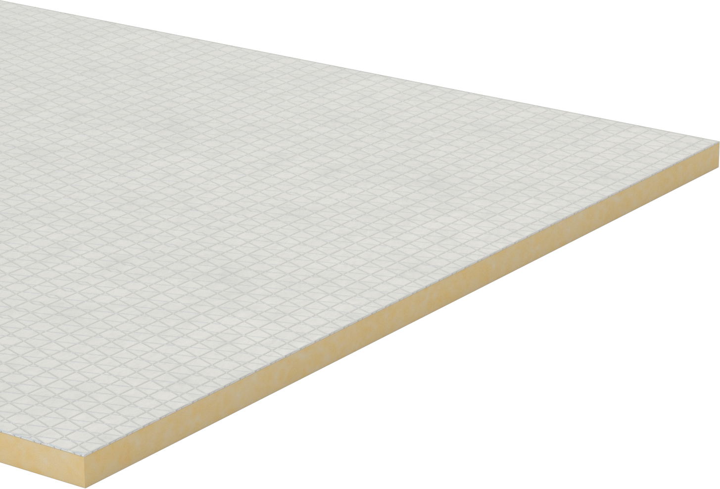Fiberglas Boru Yalıtım Levhası, Folyo Kaplamalı, 1" Kalınlık, 36 inç Genişlik, 20 Fit Uzunluk