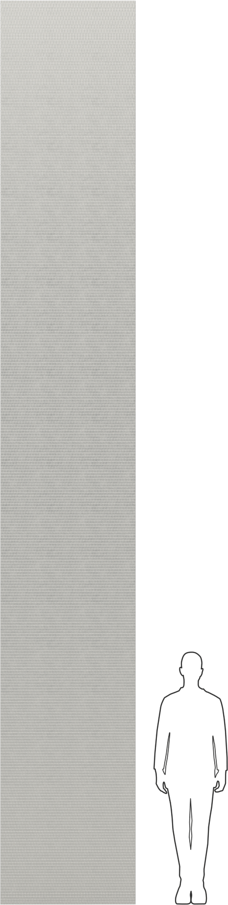 Fiberglas Boru Yalıtım Levhası, Folyo Kaplamalı, 2" Kalın, 36 inç Genişlik, 20 Fit Uzunluk