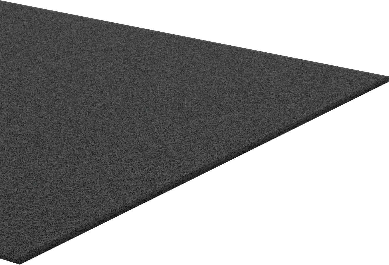 Süper Yastıklama Polietilen Köpük Levha, Yumuşak, 24" x 54" x 1/4", Gri