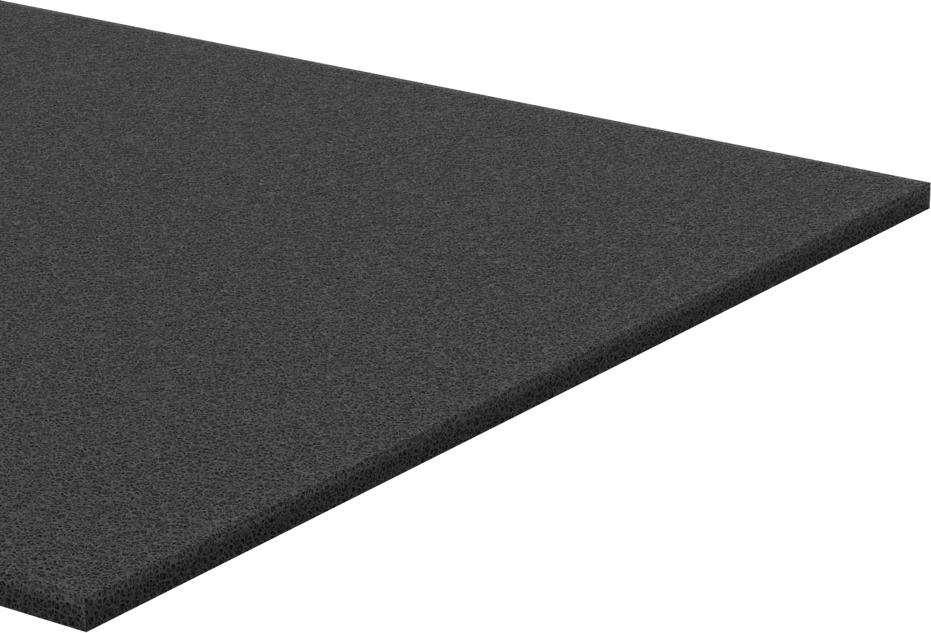 Süper Yastıklama Polietilen Köpük Levha, Yumuşak, 24" x 54" x 1/2", Gri
