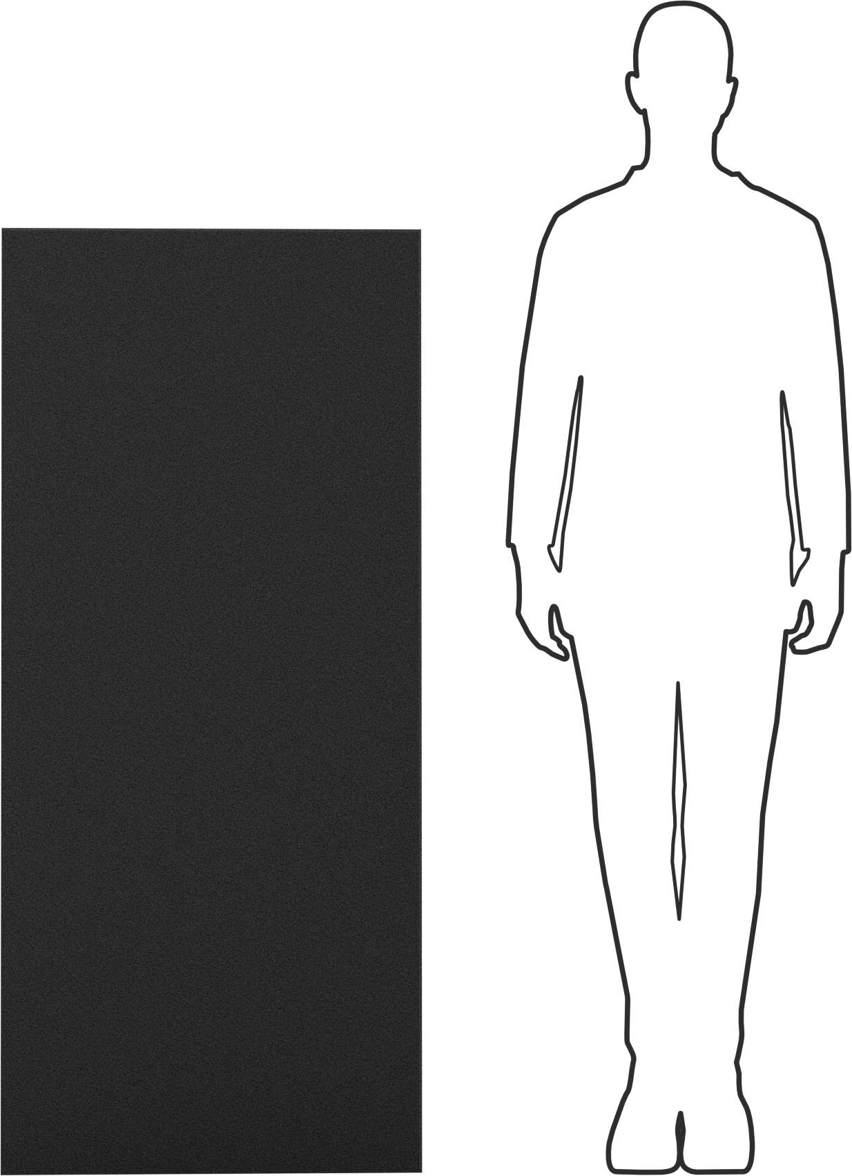 Süper Yastıklama Polietilen Köpük Levha, Yumuşak, 24" x 54" x 1", Gri