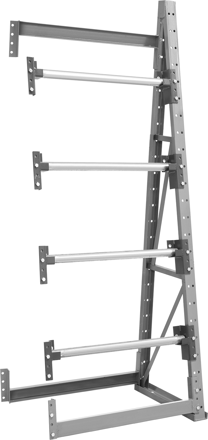 44“ Genişlik x 96” Yükseklik x 24" Derinlik Toplam Makara Rafı için Eklenti Ünitesi