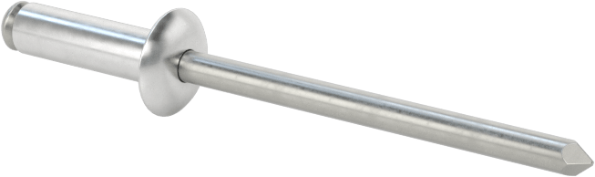 Yumuşak Malzemeler için Yüksek Mukavemetli Kör Perçinler, 1/8" Çap, 0,098“- 0,197” Malzeme Kalınlığı için
