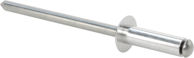 Yumuşak Malzemeler için Yüksek Mukavemetli Kör Perçinler, 1/8" Çap, 0,098“- 0,197” Malzeme Kalınlığı için