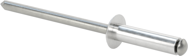Yumuşak Malzemeler için Yüksek Mukavemetli Kör Perçinler, 1/8" Çap, 0,177“ - 0,276” Malzeme Kalınlığı için