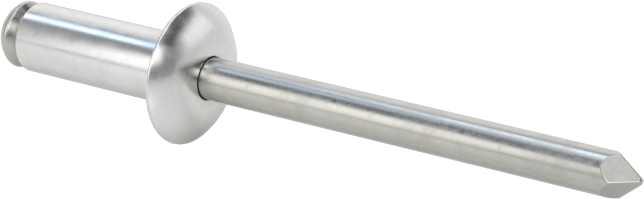 Yumuşak Malzemeler için Yüksek Mukavemetli Kör Perçinler, 5/32" Çap, 0,098“- 0,197” Malzeme Kalınlığı için