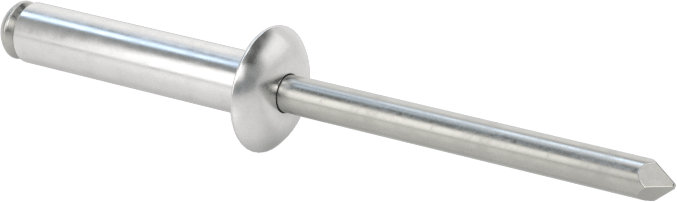 Yumuşak Malzemeler için Yüksek Mukavemetli Kör Perçinler, 5/32" Çap, 0,354“-0,422” Malzeme Kalınlığı için