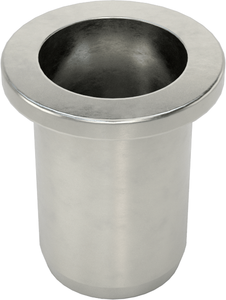 18-8 Paslanmaz Çelik Perçin Somunu, M8 x 1,25 mm Diş, 16 mm Uzunluk