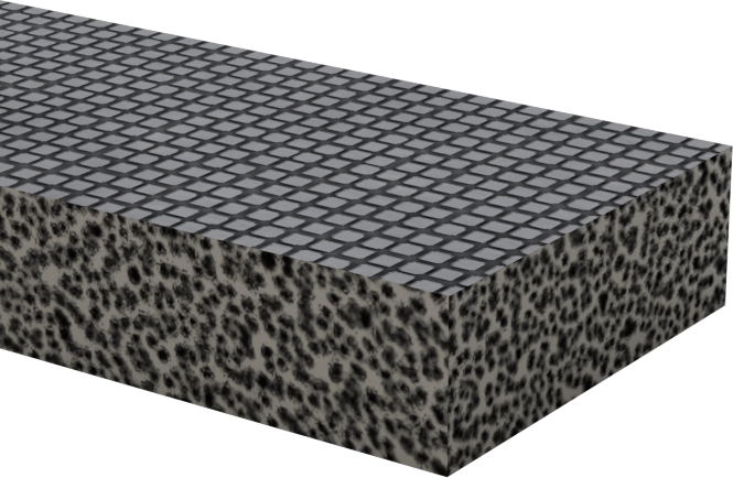 Esnek Alev Geciktirici Silikon Köpük Şerit, Yapışkan Arka Yüzlü, 3/4" Genişlik, 1/4" Kalınlık, 15 Fit Uzunluk