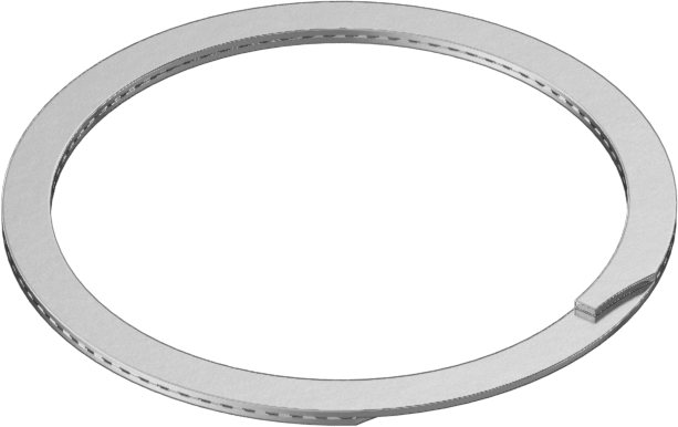 Spiral iç tutma halkası, 1/2" İç Çap için, 18-8 Paslanmaz Çelik