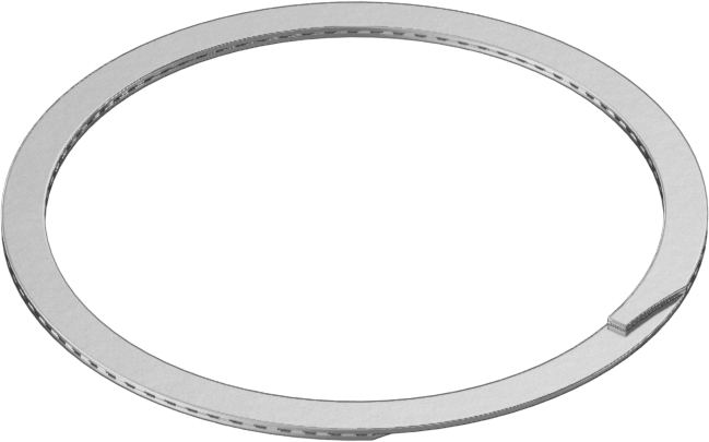 Spiral iç tutma halkası, 7/8" İç Çap için, 18-8 Paslanmaz Çelik
