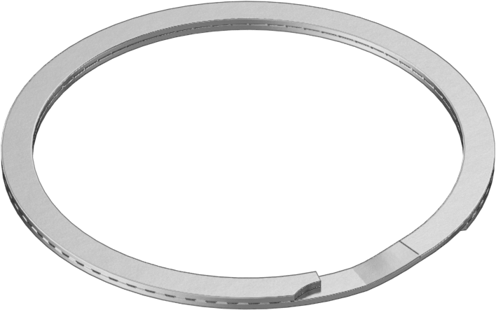 Spiral iç tutma halkası, 1-5/8" İç Çap için, 18-8 Paslanmaz Çelik