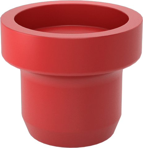 İtme Tipi İçi Boş Fişler, 0,39 inç İç Çap için, 3/8" Diş Çapı Düz Dişli Boru ve 1/8 NPT