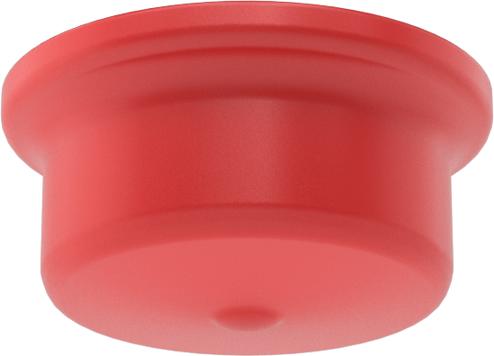 İtme Tipi İçi Boş Fişler, 1,7" iç çap için, 1-5/8" Çap Düz Dişli Boru ve 1-1/4 NPT