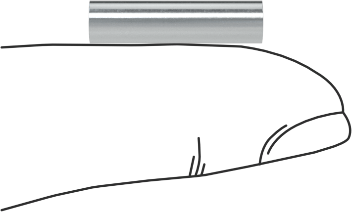 Yivli Dişsiz Ara Parçalar, Çinko Kaplı Düşük Karbonlu Çelik, 3/16" OD, 0.144" ID, 3/4" Uzunluk