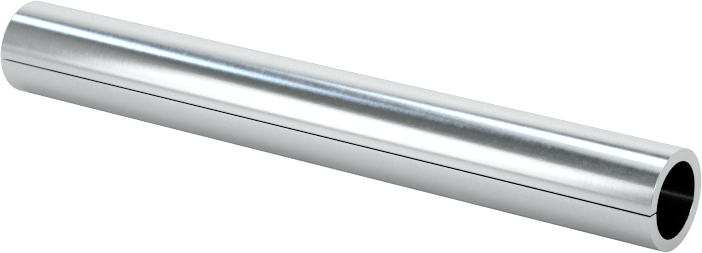 Yivli Dişsiz Ara Parçalar, Çinko Kaplı Düşük Karbonlu Çelik, 3/16" OD, 0.144" ID, 1-1/2" Uzunluk