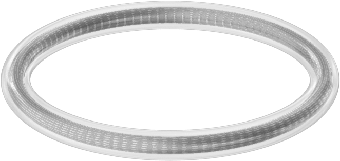 Viton® Floroelastomer O-Ring, Ultra Kimyasal Dirençli, FEP Kaplı, Dash No. 120