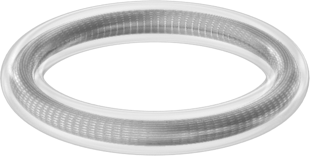 Viton® Floroelastomer O-Ring, Ultra Kimyasal Dirençli, FEP Kaplı, Dash No. 012