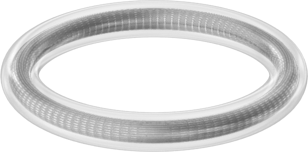 Viton® Floroelastomer O-Ring, Ultra Kimyasal Dirençli, FEP Kaplı, Dash No. 013