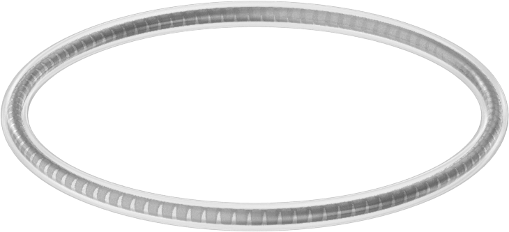 Viton® Floroelastomer O-Ring, Ultra Kimyasal Dirençli, FEP Kaplı, Dash No. 132