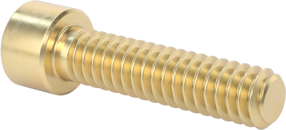 Pirinç Soket Başlı Vida, 0-80 Diş Boyutu, 1/4" Uzunluk