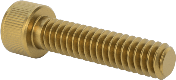 Pirinç Soket Başlı Vida, 2-56 Diş Boyutu, 3/8" Uzunluk