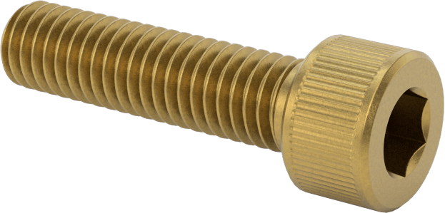 Pirinç Soket Başlı Vida, 10-32 Diş Boyutu, 3/4" Uzunluk