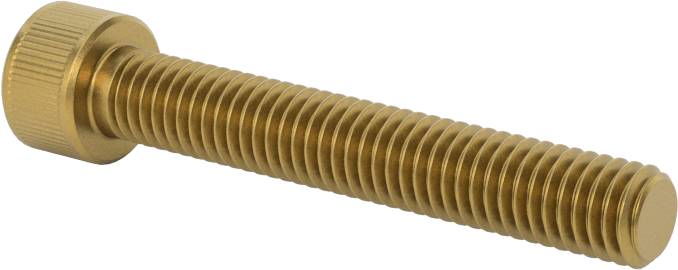 Pirinç Soket Başlı Vida, 10-32 Diş Boyutu, 1-1/4" Uzunluk