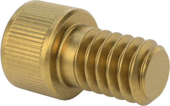 Pirinç Soket Başlı Vida, 1/4"-20 Diş Boyutu, 3/8" Uzunluk