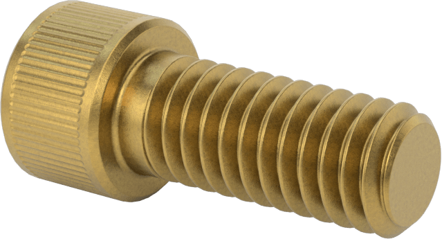 Pirinç Soket Başlı Vida, 5/16"-18 Diş Boyutu, 3/4" Uzunluk