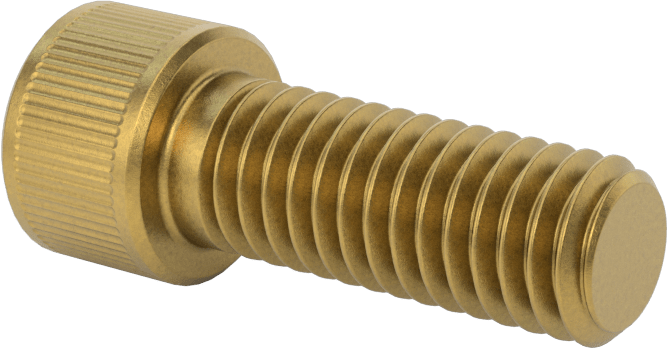 Pirinç Soket Başlı Vida, 3/8"-16 Diş Boyutu, 1" Uzunluk
