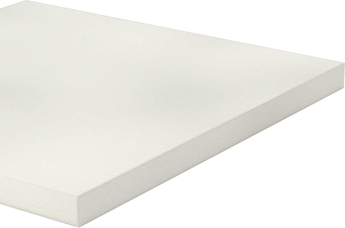 Düşük Sıcaklık Polistiren Köpük Yalıtım Levhası, Neme Dayanıklı, Kaplamalı, 1 lbs./cu. ft., 1'x 12", 3/4" Kalınlık