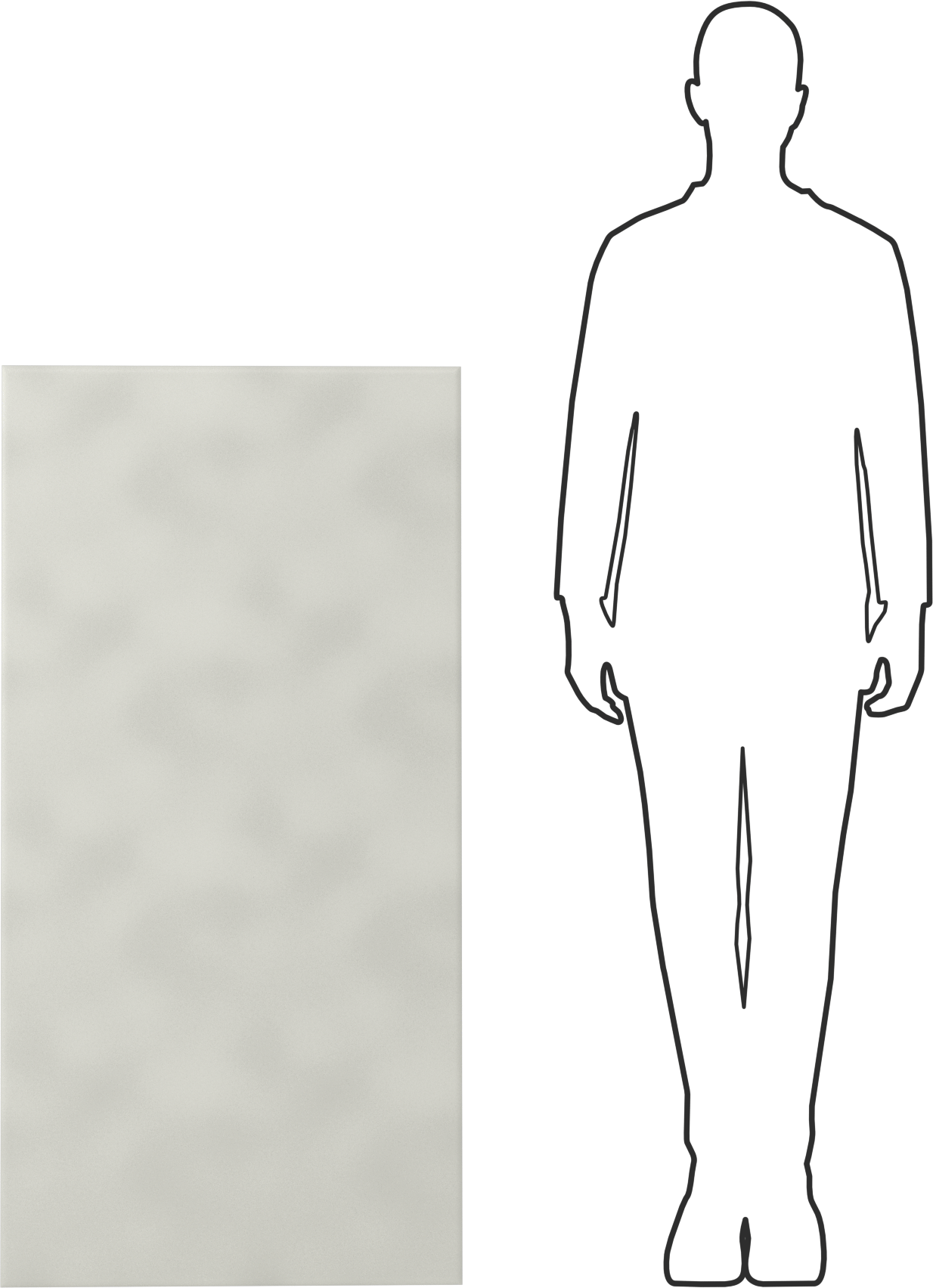 Düşük Sıcaklık Polistiren Köpük Yalıtım Levhası, Neme Dayanıklı, Kaplamalı, 1 lbs./cu. ft., 4'x 24", 3/4" Kalınlık