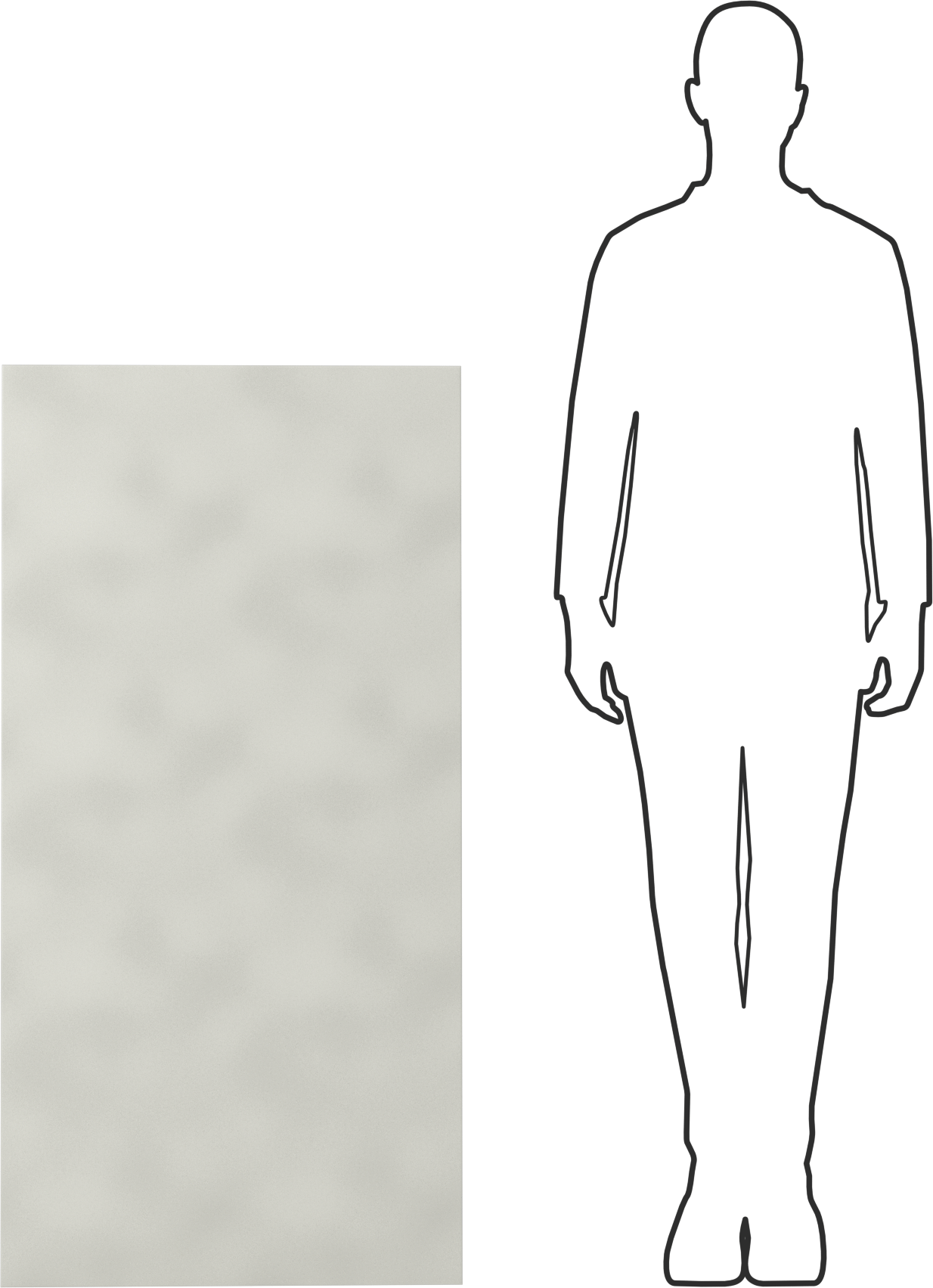 Düşük Sıcaklık Polistiren Köpük Yalıtım Levhası, Neme Dayanıklı, Kaplamalı, 1 lbs./cu. ft., 4'x 24", 1" Kalınlık