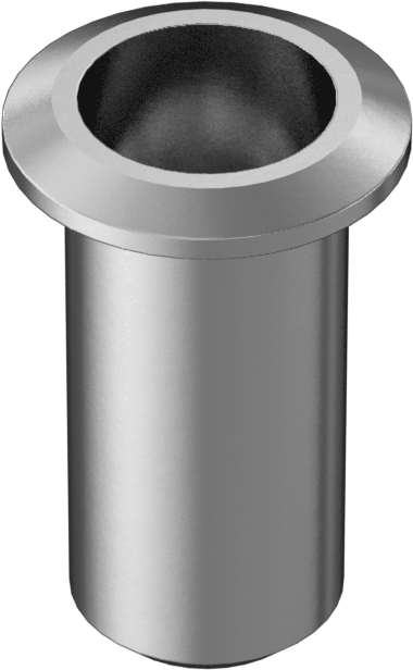 Alüminyum Perçin Somunu, 1/4"-20 İç Diş, 0,080-0,140 inç Malzeme Kalınlığı
