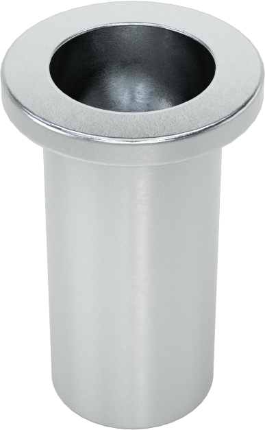 Çinko Kaplı Çelik Perçin Somunu, 1/4"-20 Diş Boyutu, 0,080“ ila 0,140” Malzeme Kalınlığı için