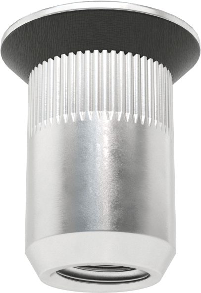 Flanş Sızdırmazlık Perçin Somunu, M5 x 0,8 mm Diş