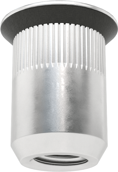 Flanş Sızdırmazlık Perçin Somunu, M6 x 1 mm Diş