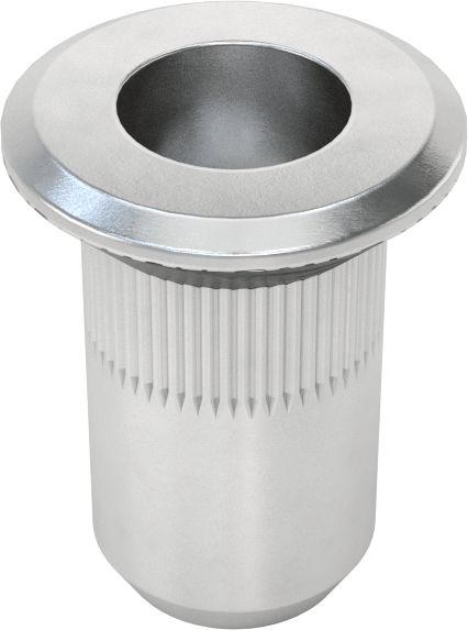 Flanş Sızdırmazlık Perçin Somunu, M4 x 0,7 mm Diş