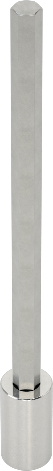 Uzun Menzilli Altıgen Uçlu Soket, 1/4" Kare Tahrik Boyutu, 7 mm Tahrik Boyutu, 6" Toplam Uzunluk